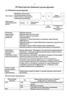 Профстандарт энергетика