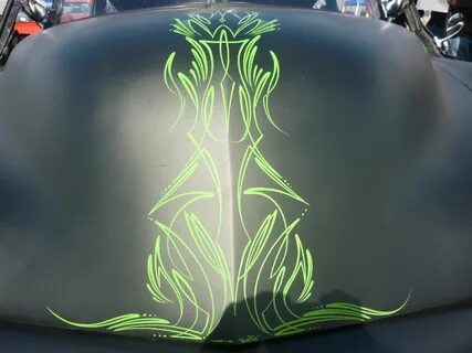 Green pinstripes (With images) Pinstriping, Motorcycle painting.