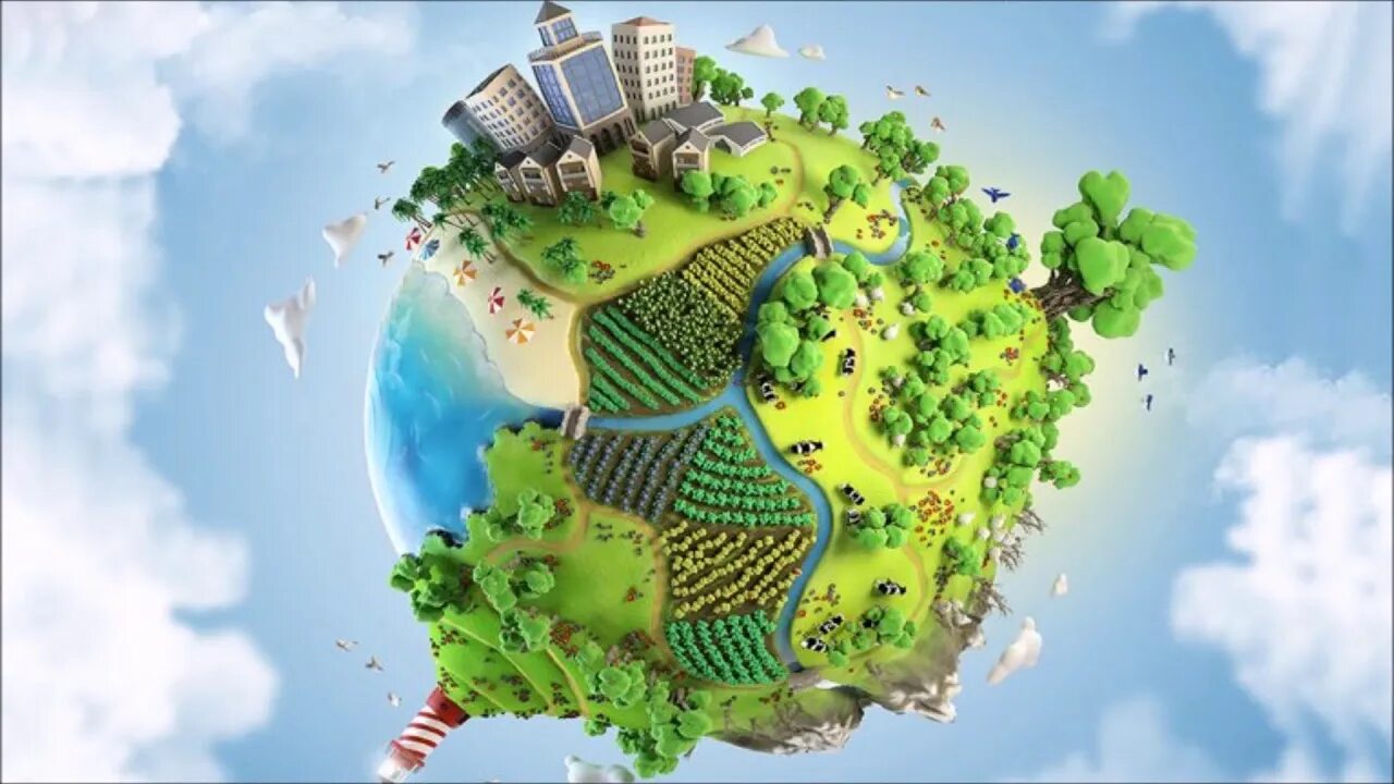 Экология планеты. Экология земли. Экологический фон. Земной шар с деревьями.