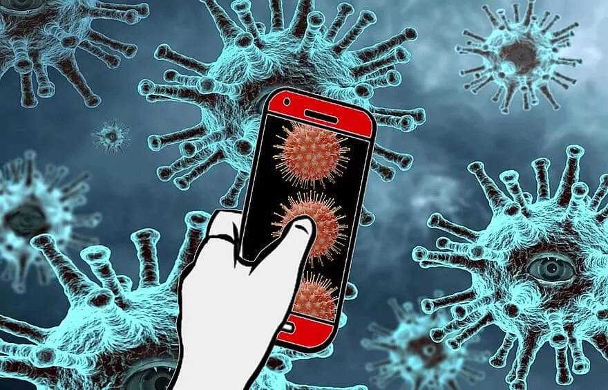 Как убрать микробы. Бактерии на смартфоне. вирус на телефоне. микробы на телефоне. бактерии на поверхности смартфона.