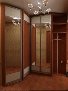 Угловая прихожая купе