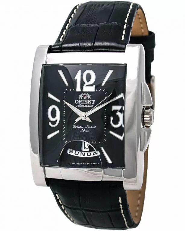 Часы прямоугольный корпус. Часы Orient evad001b». Orient Automatic evad001b. Orient fevad001b механ. Orient Classic Automatic fevad001b.