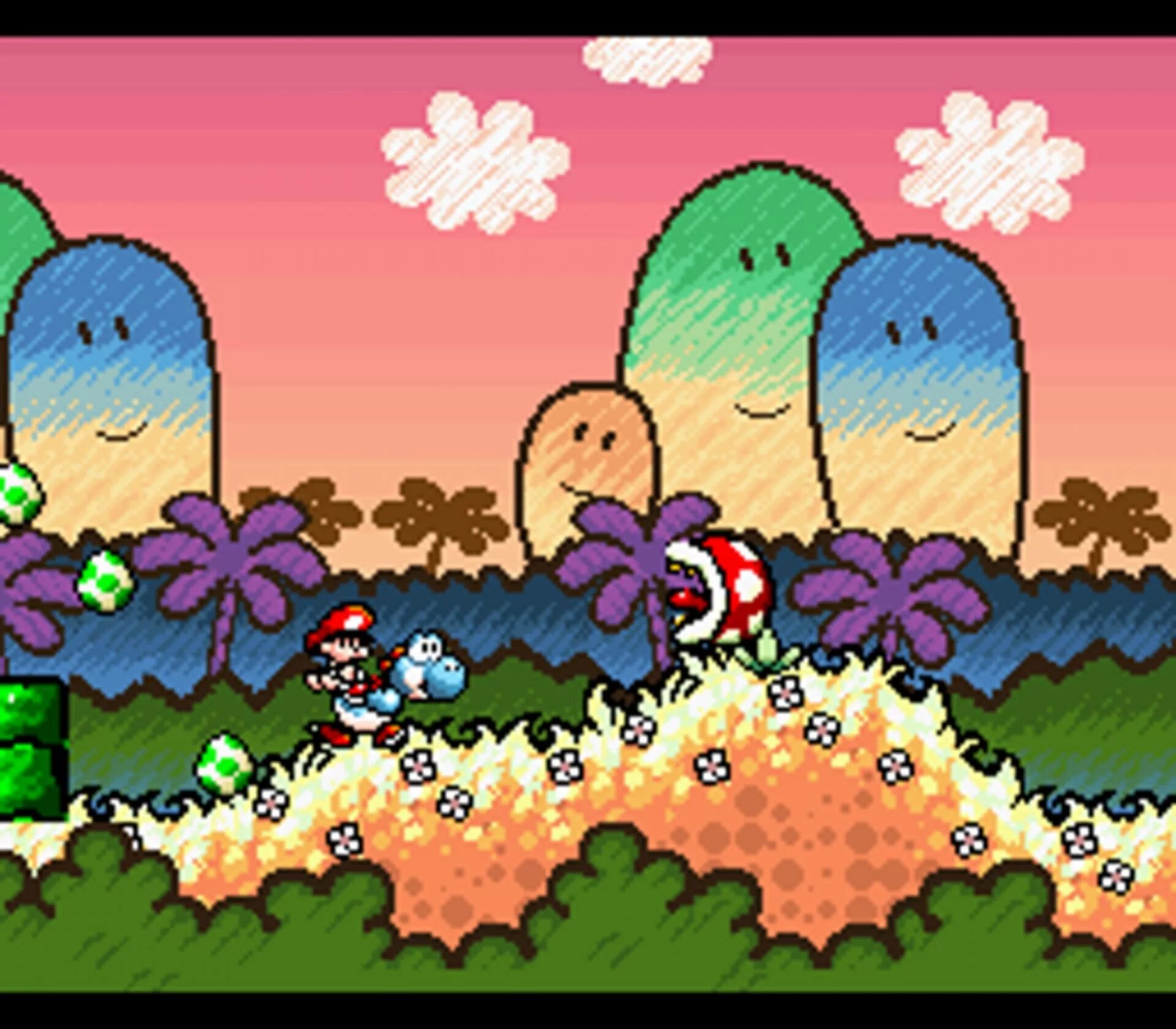 Mario yoshi island 2