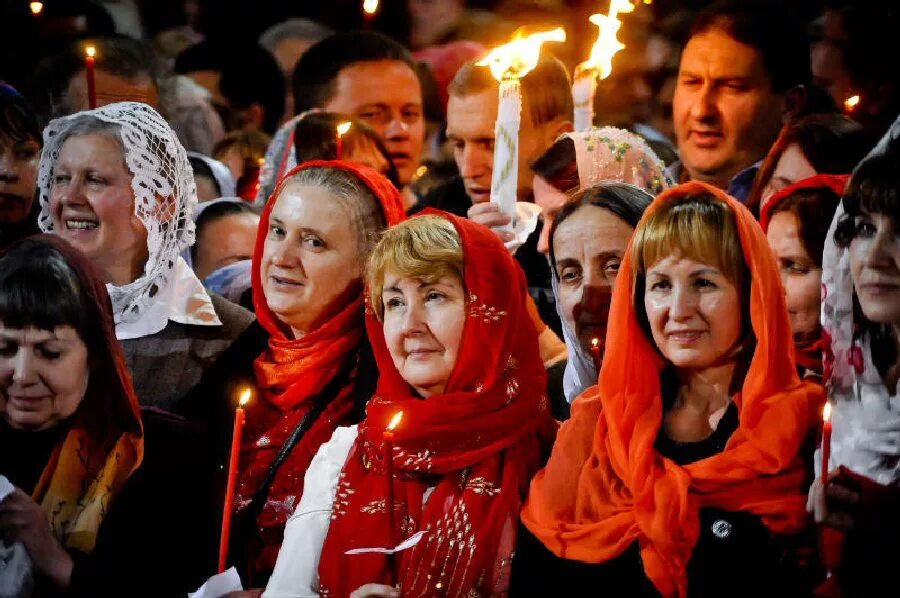 В пост какой платок одевать в церковь