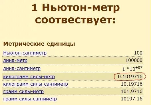 1 nm в n