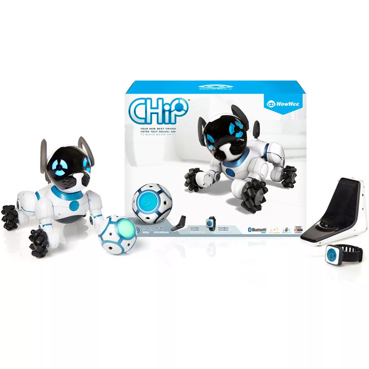 Включи чипик. Робот собака WOWWEE Chip. Робот WOWWEE собачка чип 0805eu. Робот-собака чип 805 WOWWEE. WOWWEE интерактивную игрушку робот собачку Chip.