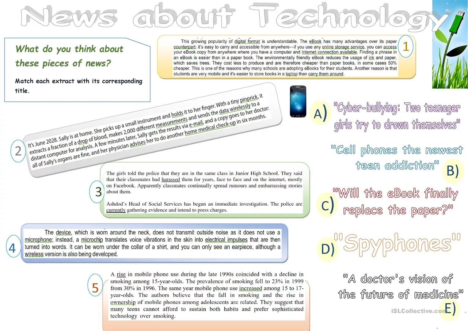 Technologies texts