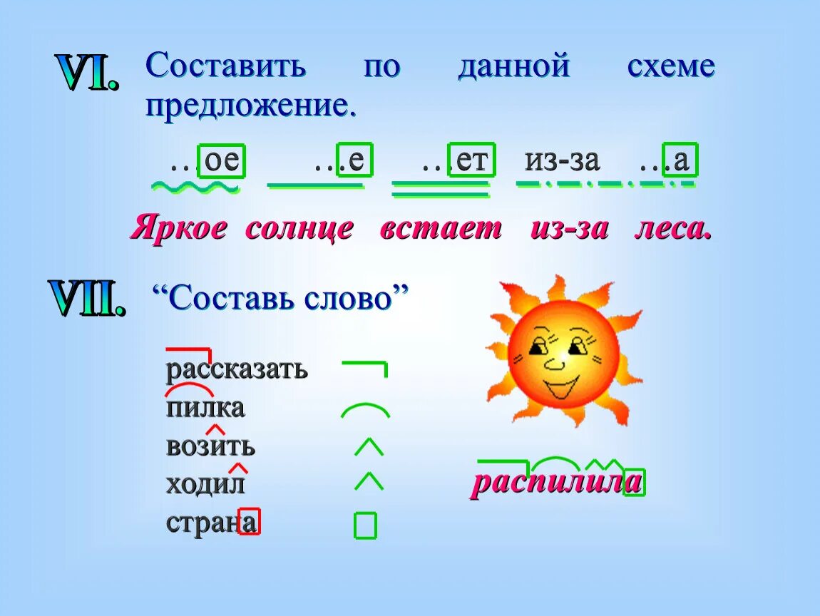 Солнце какие слова признаки. Предложение со словом солнце. Буквы з и с на конце приставок. Простые предложения со словом солнце. Красивое предложение со словом солнце.