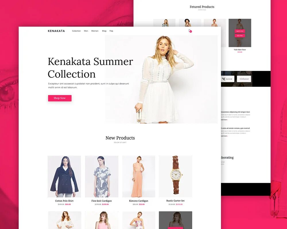 Макет сайта про моду. Fashion Store website. Fashion website Template. Сайт одежды com