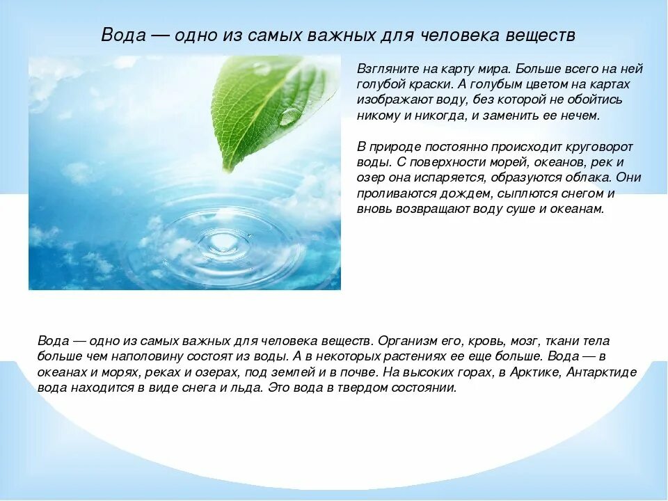 Значение воды 7 класс. Роль воды. Роль воды в жизни человека. Важность воды в жизни человека. Вода и человек.