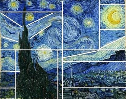 Рисуем картину ван гога