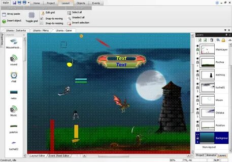 Как сделать игру в construct 3