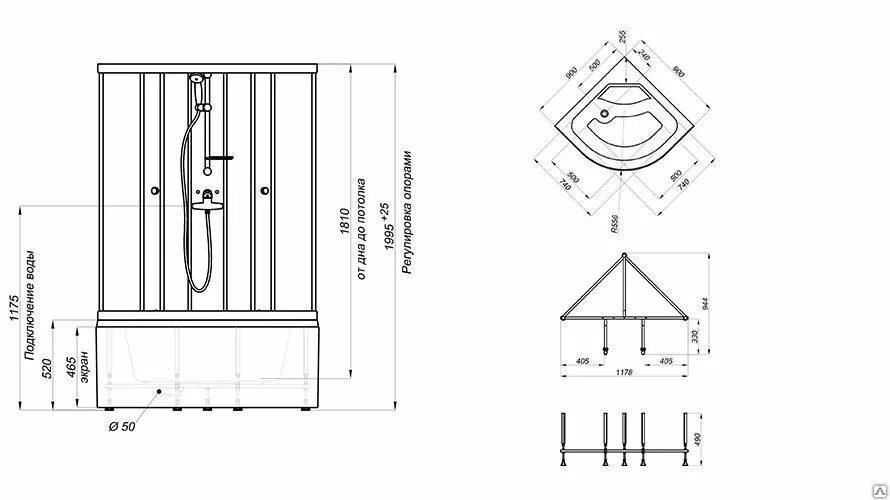 Характеристики душевой кабины. Душевая кабина Triton стандарт 90 на 90. Габариты душевой кабины Тритон. Высота душевой кабины Тритон. Душевая кабина Triton высота.