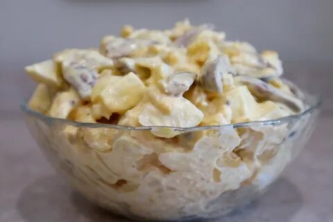 Салат сердцеедка с куриными сердечками