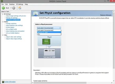 Nvidia physx
