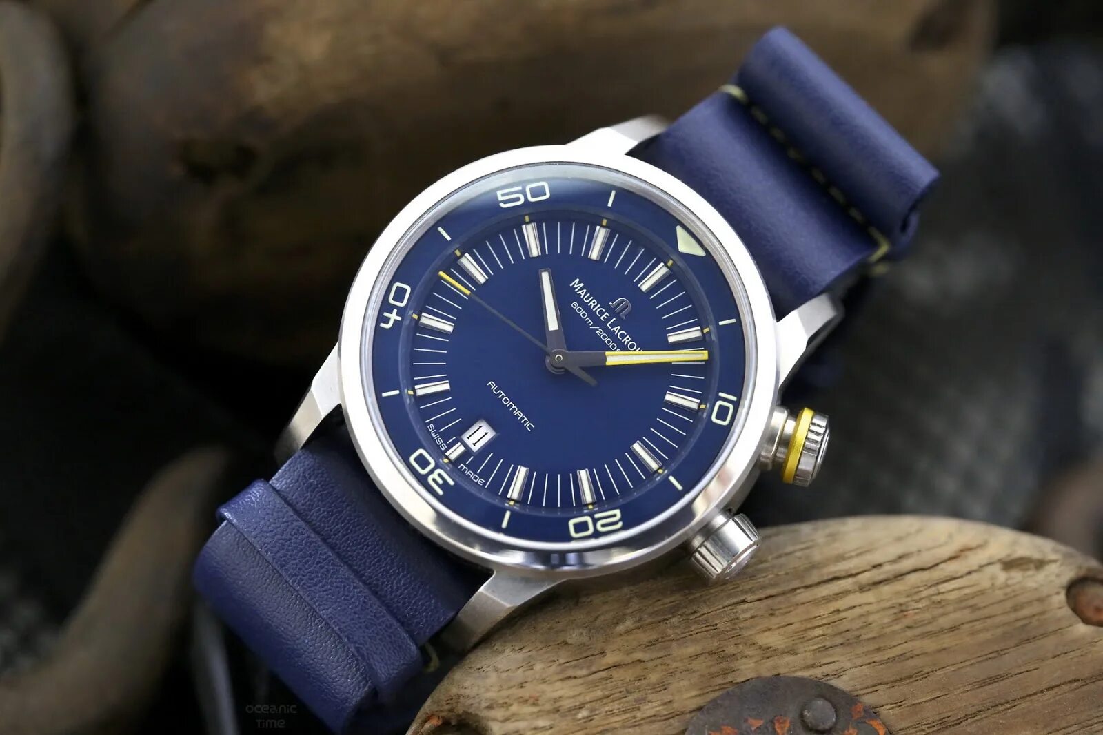 Синие часы. Maurice Lacroix pontos Diver. Часы Морис Лакруа мужские Понтос дайвер с. Maurice Lacroix синий циферблат. Синий ремешок Lakrua Maurice.