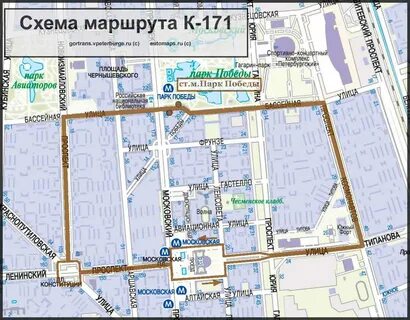 Маршрут 171 автобуса спб на карте остановки