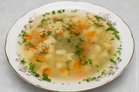 Форель с пшеном