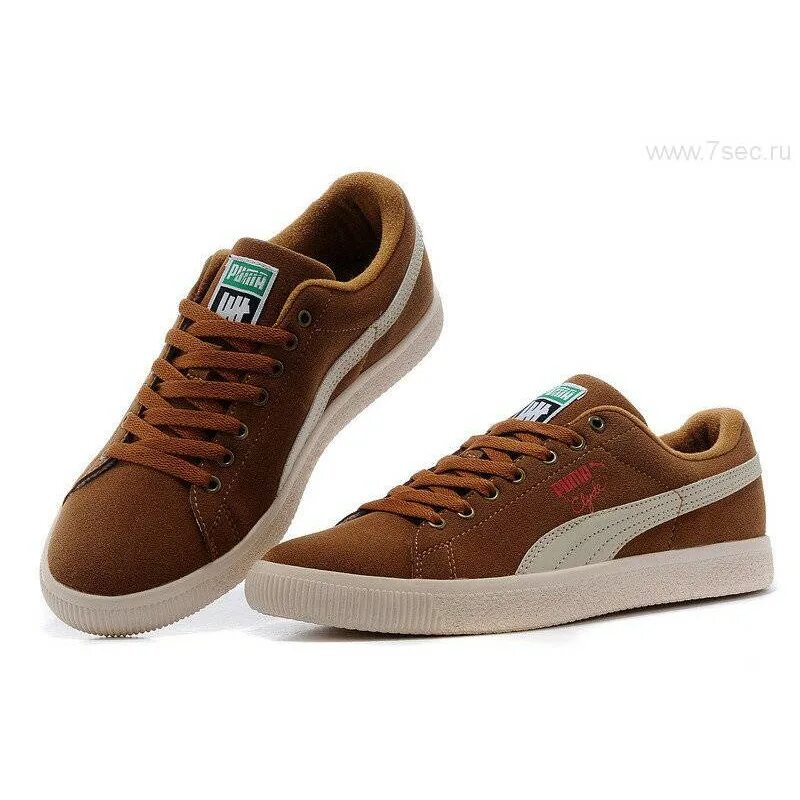 Кроссовки Puma Clyde. Пума Клайд кроссовки. Кеды Puma Clyde. Кроссовки мужские Puma коричневые замшевые.