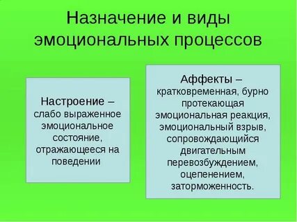 Индивидуальные особенности эмоциональных процессов