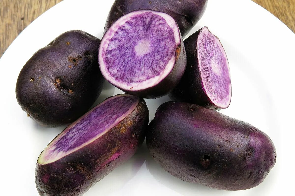 Сорт синего картофеля. Сорт картофеля перуанский фиолетовый (purple peruvian). сорт картофеля linzer blaue. картофель сорта вителот.
