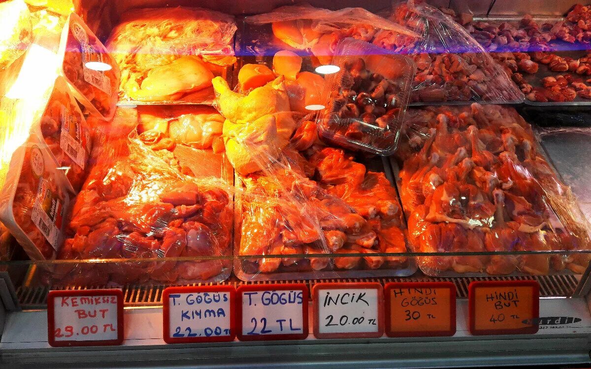 Килограмм мяса в Турции. На сегодняшний день килограмм мяса в Турции.