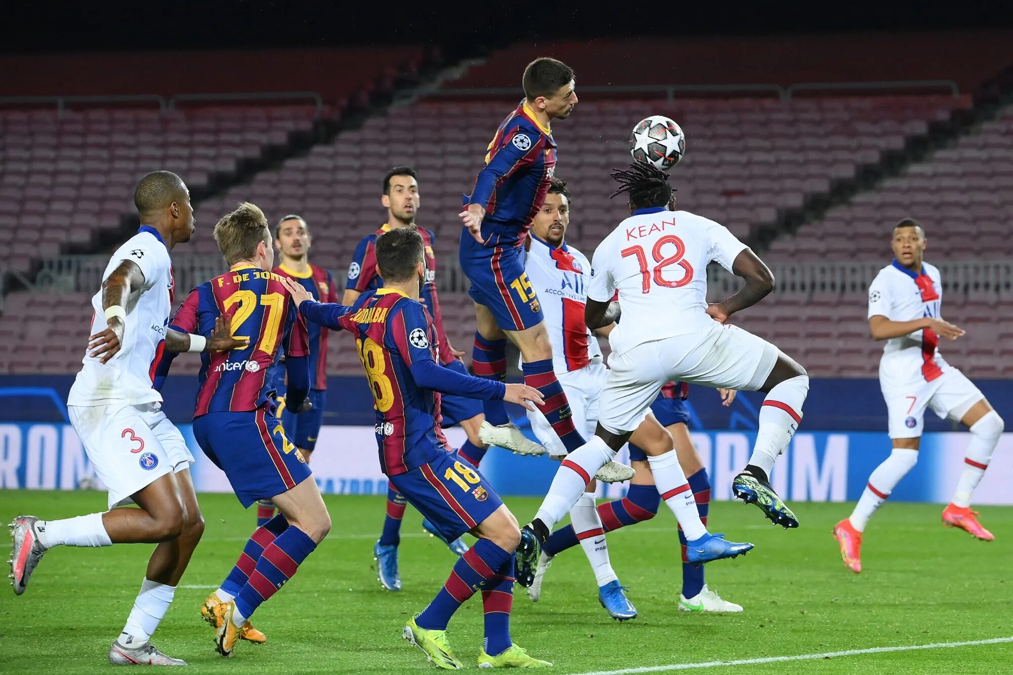 Paris saint germain fc barcelona match