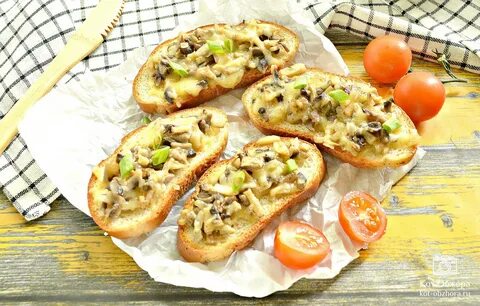 Бутерброды с шампиньонами