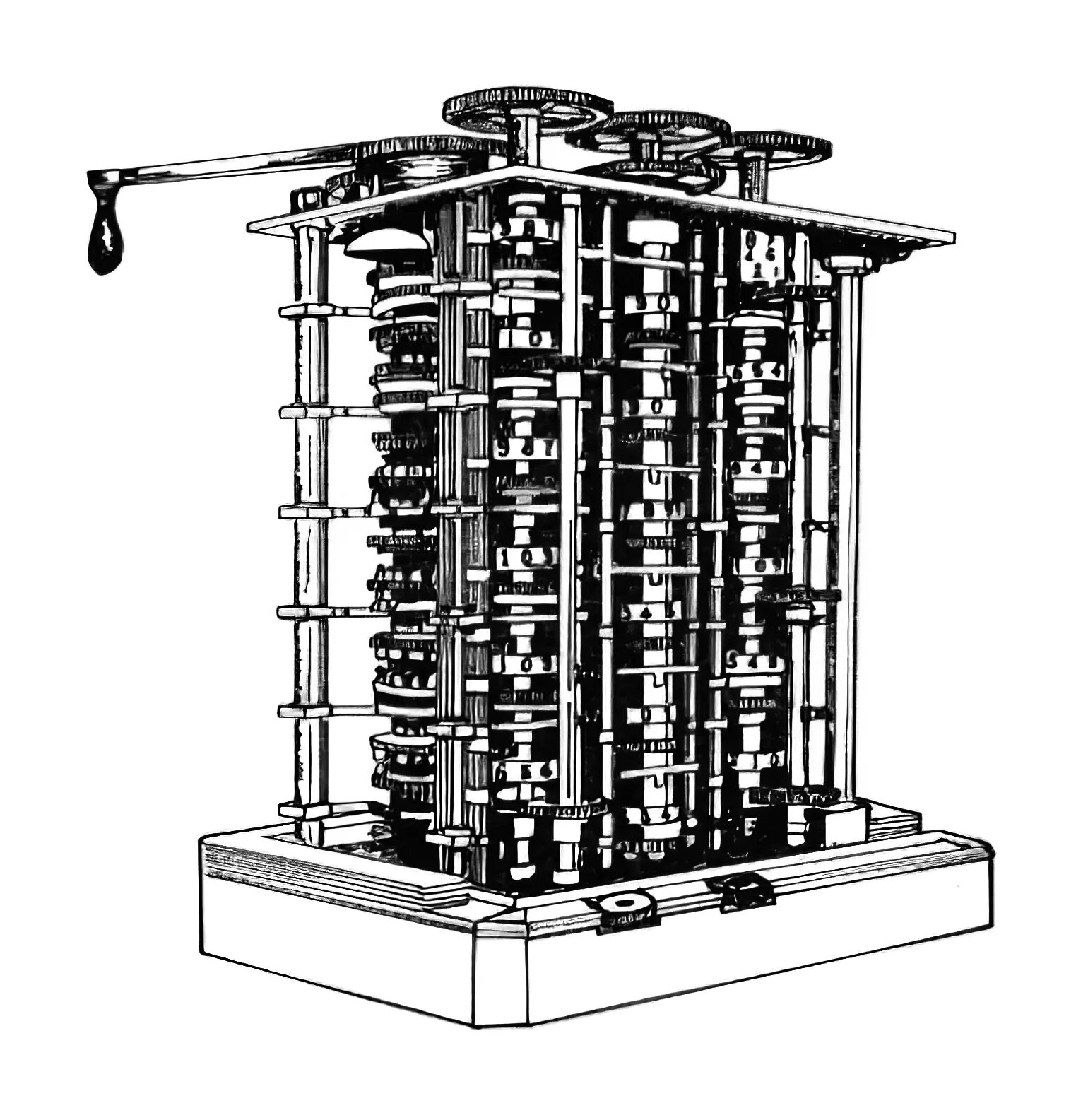 Аналитическая машина чарльза бэббиджа. Арифмометр Чарльза Бэббиджа. Дифференциальная машина Чарльза Бэббиджа.