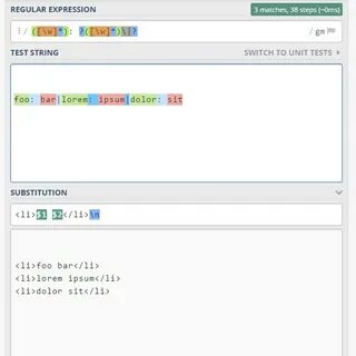 Regexp variables