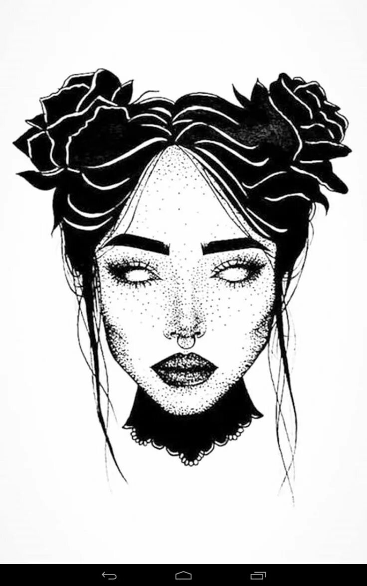 Черно белые рисунки своими