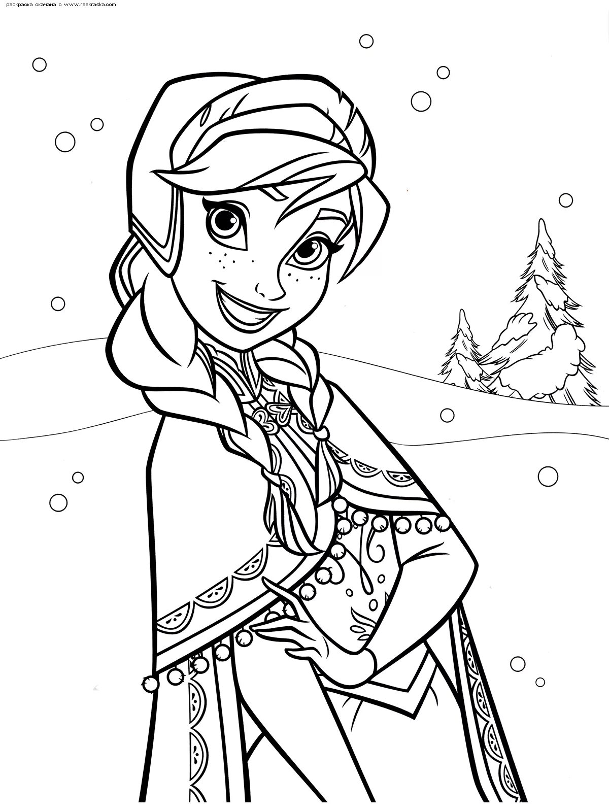 Frozen coloring. Раскраски для девочек Elsa Anna.