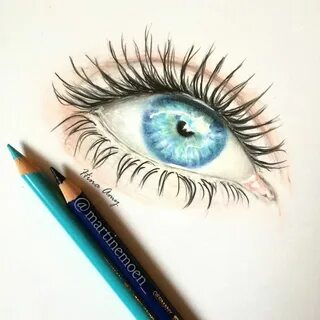Нарисовать цветные глаза