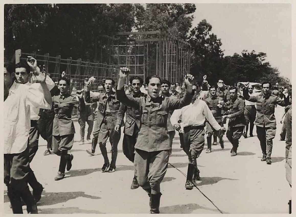Начало фашистского мятежа в испании. Республиканская испания 1936. путч в испании 1936.