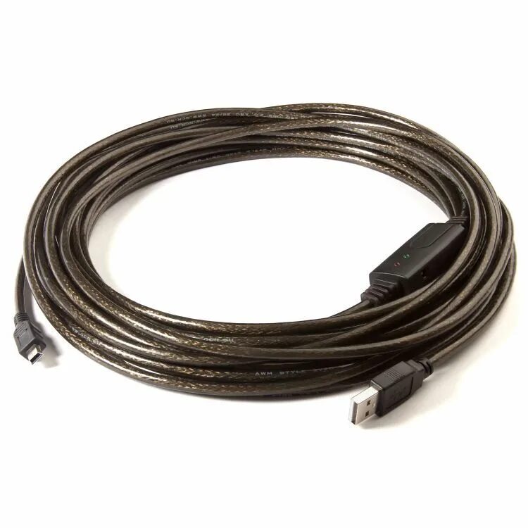Кабель активный USB L=3 М. GCR Premium USB 2.0 am-Mini 5pin 0.15m transparent GCR-um1m5p-bd2s-0.15m. Аксессуар GCR USB 2.0 am - BM 5m Black Black GCR-upc0m-aa2s-2.0m. Морозостойкий кабель.