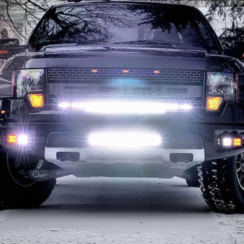 Балка светодиодная на автомобиль 18w Калина. Светодиодная балка на Форд Раптор. Led Light Bar. Балка светодиодная 12в. Светодиодная фара off road