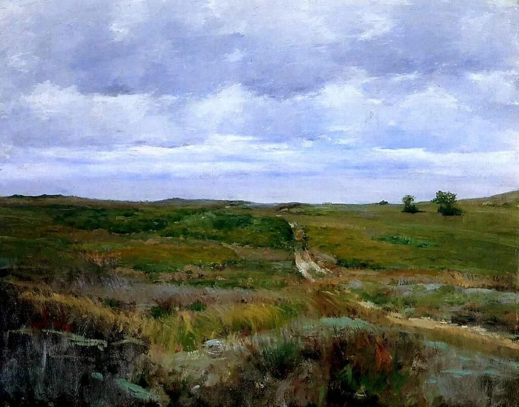 Уильям Мерритт Чейз Импрессионист городской парк. William Merritt Chase картины. William Merritt Chase (1849-1916). Художник Уильям Хилл. Hills and far away