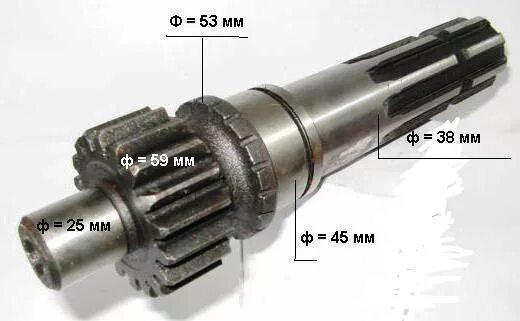 Вал трактора т 25