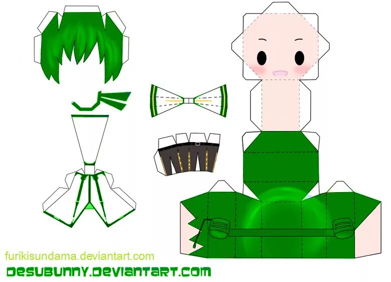 Фигурка мику из бумаги схема распечатать Tomoyo Sakagami (JCG 071) Paper dolls, Anime paper, Paper toys