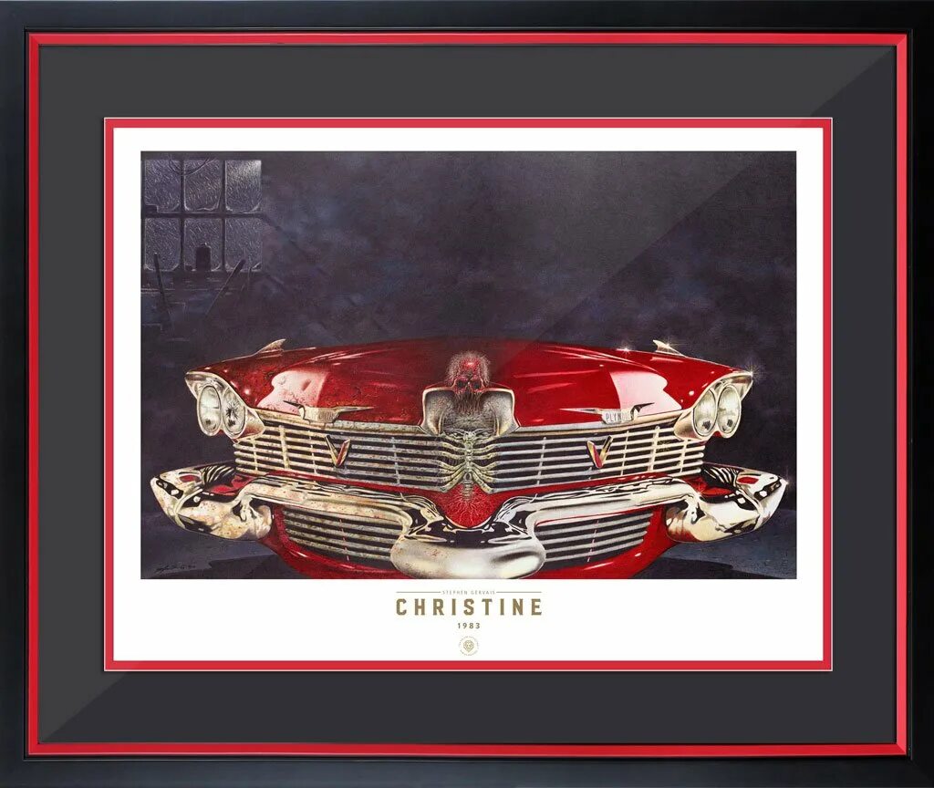Christine collection. Christine 1983 poster. Christine Fine. Наклейка Christine 241.