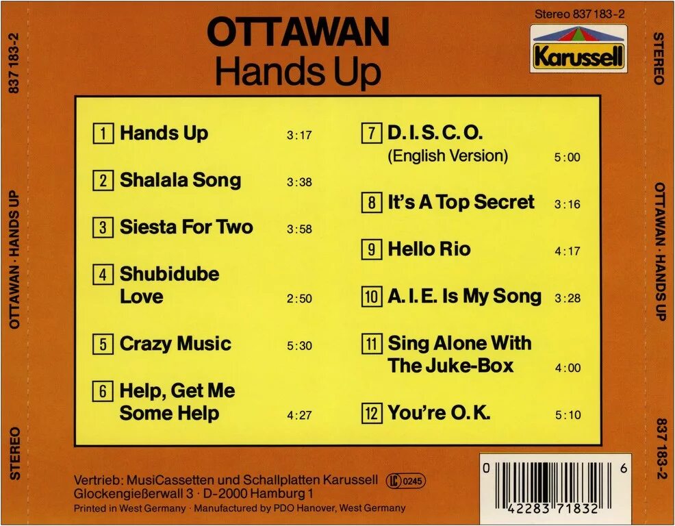 Hands up Ottawan Ноты. Ottawan hands up. Оттаван группа Хэндс ап. Ottawan - Shalala Song фото. Б а п песни