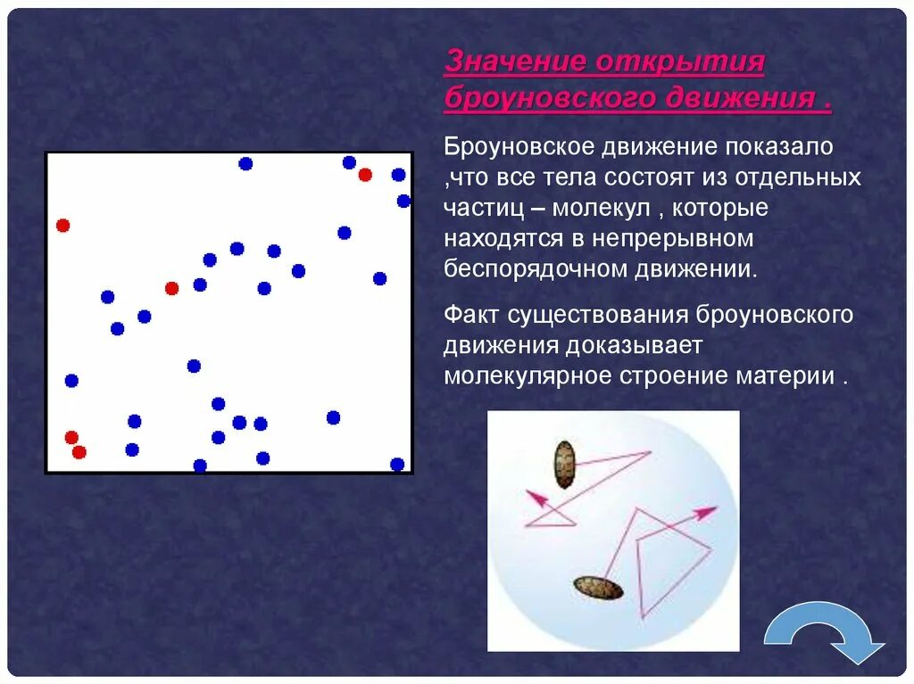 Броуновское движение 10 класс физика. Броуновское движение молекул. Броуновское движение частиц. Броуновское движение днем и ночью