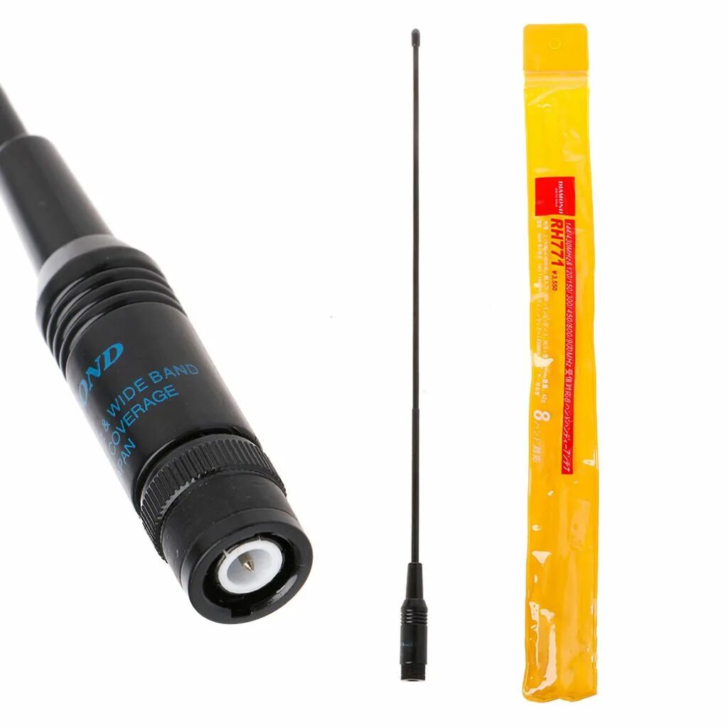 Двухдиапазонная антенна vhf uhf. Diamond rh-771. антенна rh771. антенна для баофенг uv-5r. антенна мощная гибкая diamond rh 771 female.