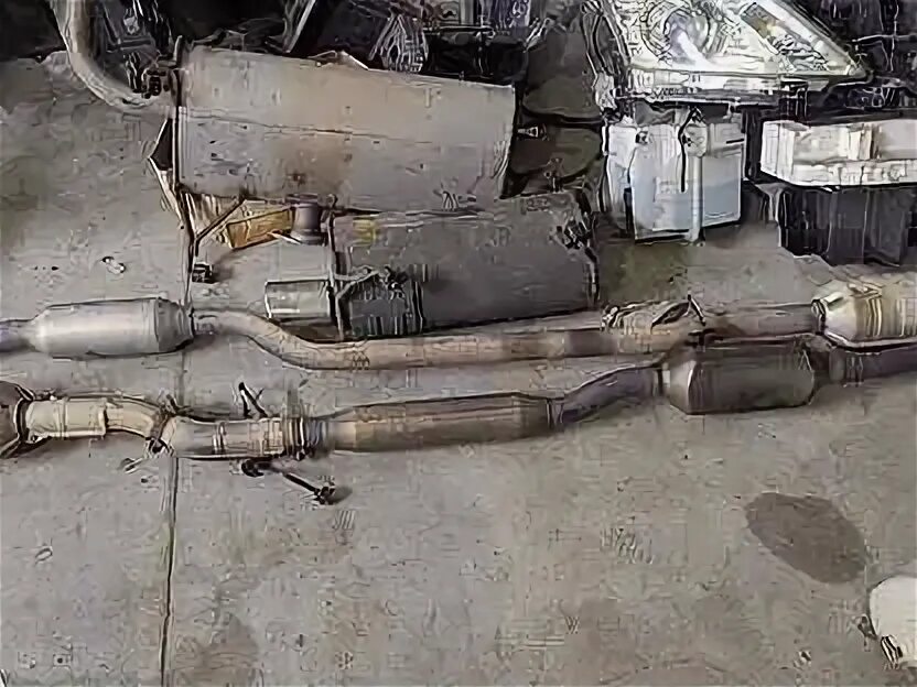 4. 4. Выхлопная аутлендер хл 2. Глушитель mitsubishi outlander xl 2. 4.