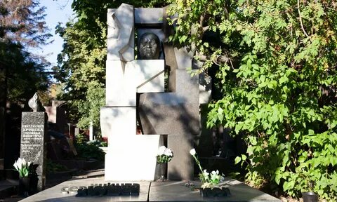 Могила ширвиндта на новодевичьем