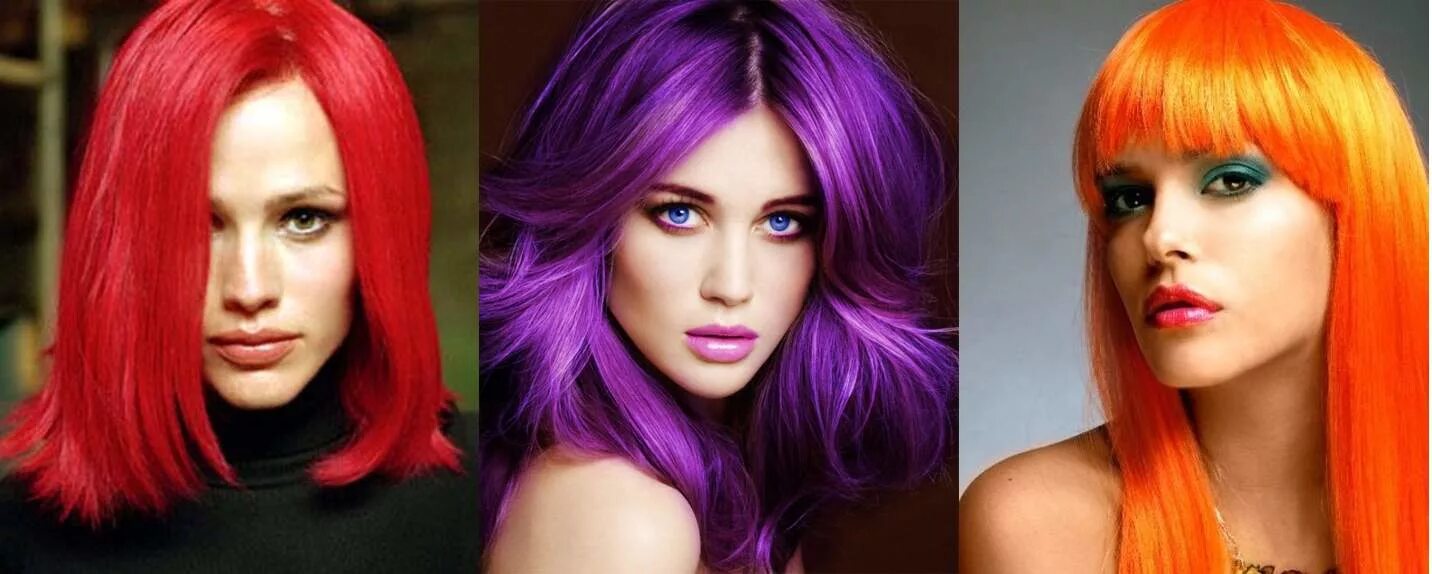 Какие цвета для окрашивания волос. Нестандартные цвета для волос женщина.