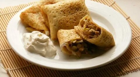 Блинчики с пекинской капустой