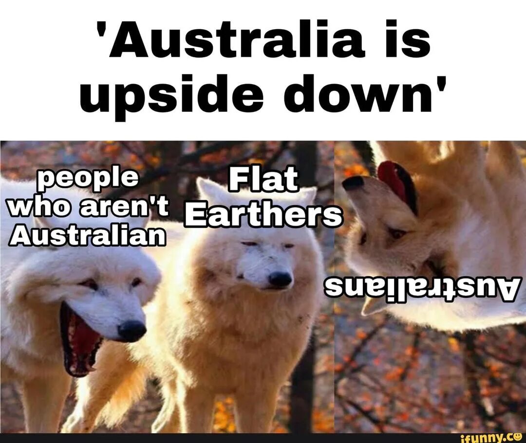Upside down перевод. Australia upside down. down мем. australia upside down meme. dow memes.