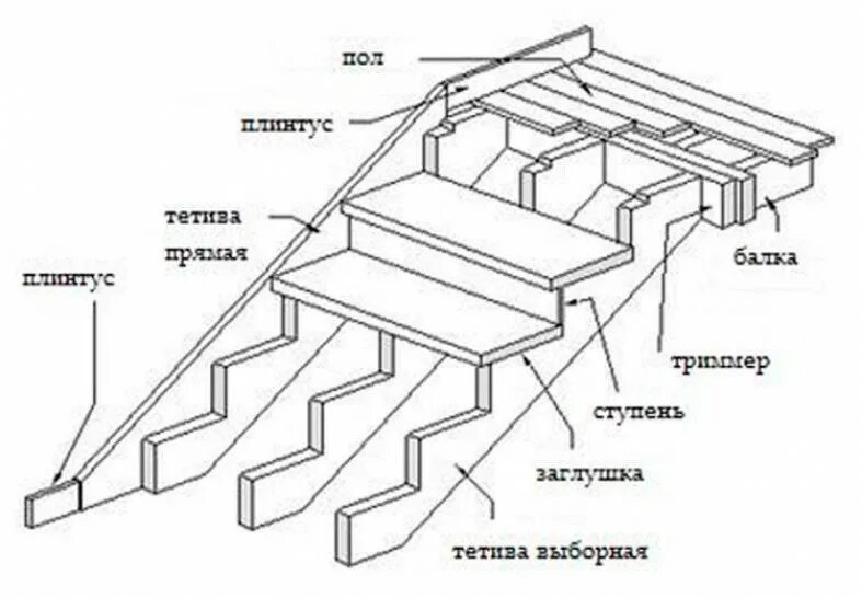 Состоит из ступеней