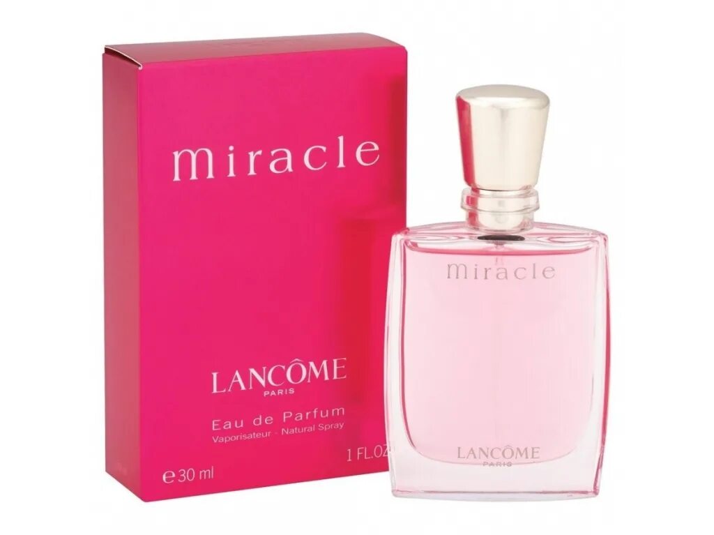 Lancome miracle цены. Духи Miracle Lancome. Ланком Миракл парфюмерная вода. Lancome Miracle 30ml. Духи Миракль от ланком.